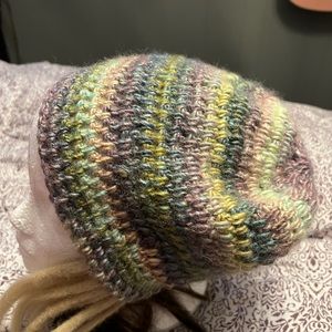 Handmade colorful beanie